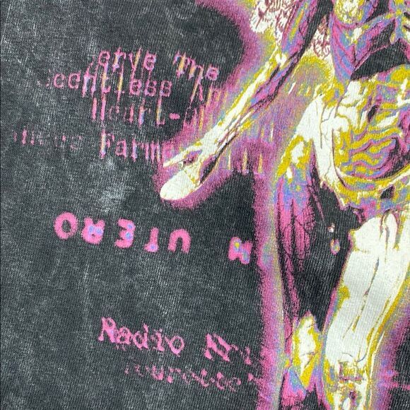 NIRVANA In Utero Acid‎ Wash Band Graphic Tee – Size Medium - Picture 9 of 13
